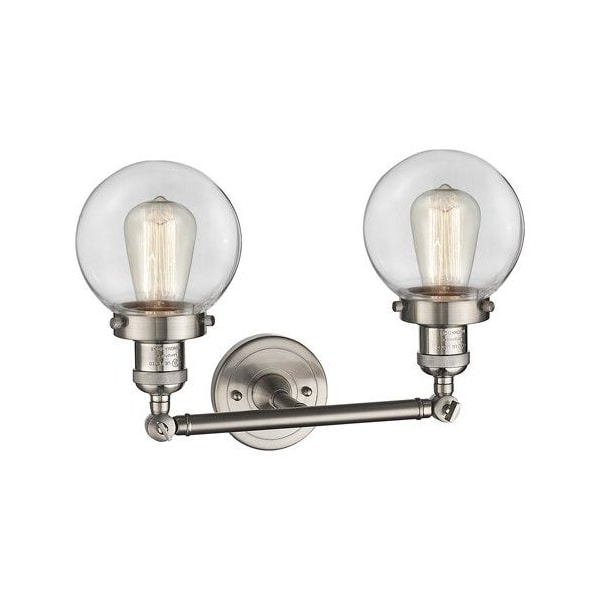 2 Light Vintage Dimmable Led Bathroom Fixture